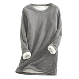 Nessa - damen-fleece-trui – Grau