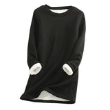 Nessa - damen-fleece-trui – Schwarz