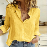 Elegante Bluse für Frauen für jeden Anlass – Gelb