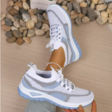 Nerina™ | Orthopädische Leichte Komfort-Sneaker – Weiß-Blau