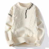 Strickpulli für Männer – Weiß