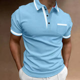 Elegantes Herren Polo Shirt für jeden Anlass – Blau