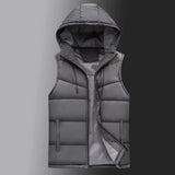 Roger - wattierte weste für männer – Grau