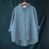 Coraly™ – Zeitlose und Bequeme Bluse – Blau