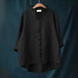 Coraly™ – Zeitlose und Bequeme Bluse – Schwarz