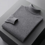Rollkragenpullover Herren Klassisch | Schlichtes Design – Dunkelgrau