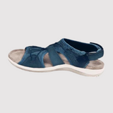 Elegante Orthopädische Sandalen Für Damen – Verstellbare Träger, Gepolsterte Innensohle, Atmungsaktiv – Marineblau