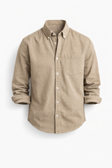 Bukayo – Langärmliges Hemd Mit Knöpfen – Beige