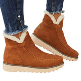 Keira – mit fleece gefütterte winterstiefel für damen – Braun