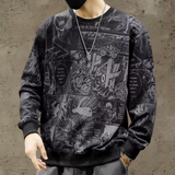 Lindo - moderner pullover für männer – Schwarz