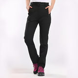 Widerstandsfähige & Wasserdichte Wanderhose für Damen – Schwarz