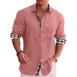 Herren Kurzarmshirt | gerader Aufbau mit klarer Form – Pink