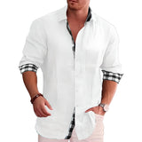 Herren Kurzarmshirt | gerader Aufbau mit klarer Form – Weiss