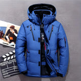Lewis - Luxuriöse Daunenjacke – Blau